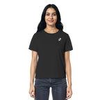 WTF - "Wear The Fair" Print mit besticktem Emblem - Ladies Organic Shirt