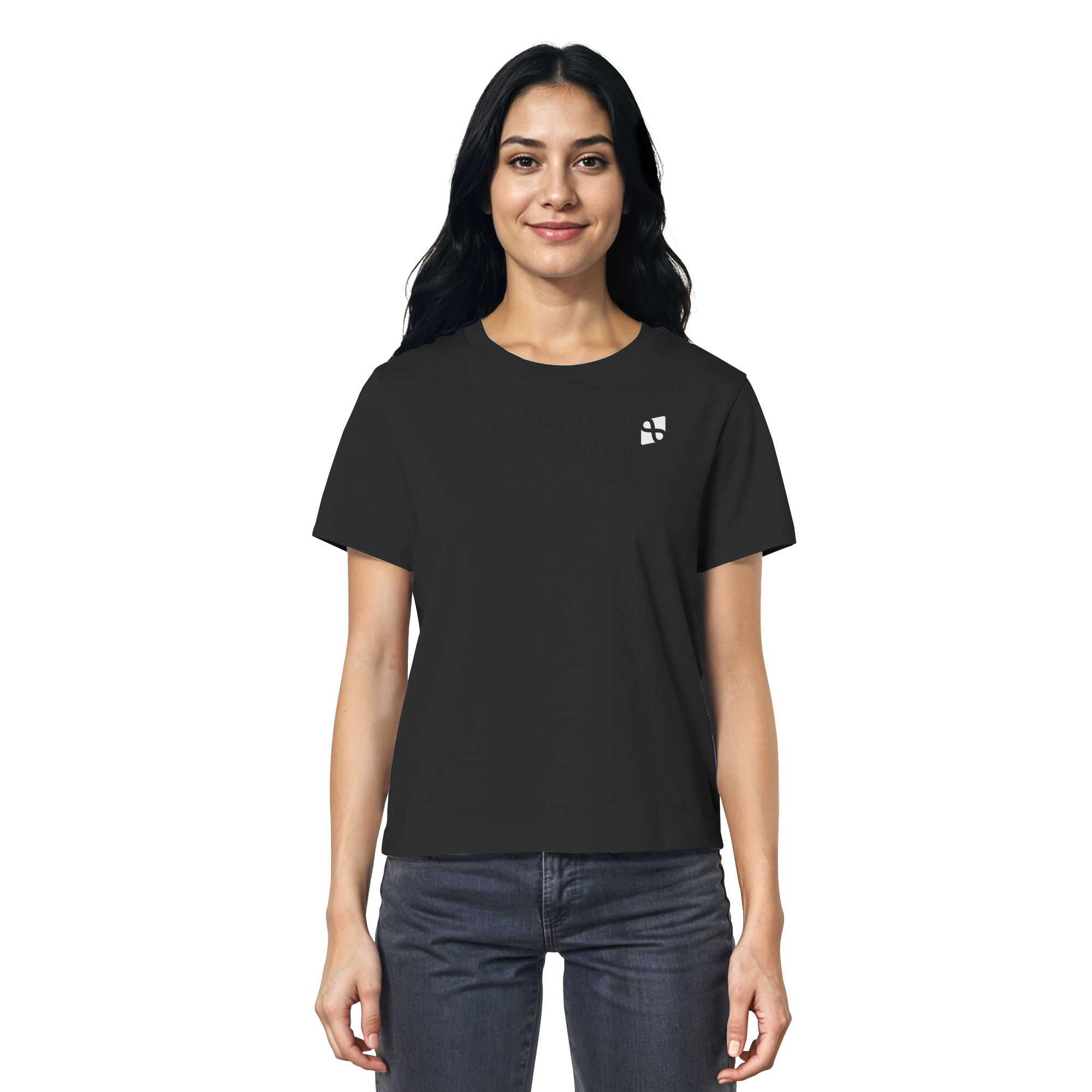 WTF - "Wear The Fair" Print mit besticktem Emblem - Ladies Organic Shirt