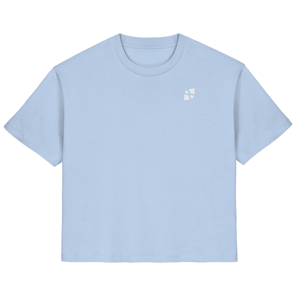 WTF - "Wear The Fair" Print mit besticktem Emblem - Ladies Organic Shirt