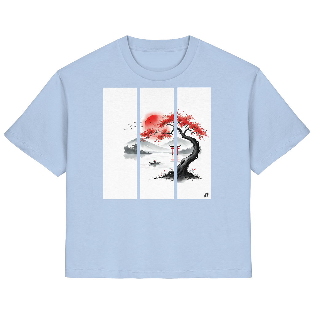Kirschblüten Vibes - Ladies Organic Shirt