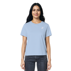 Tannenhäher mit Zirbelnuss + Emblem Stick - Ladies Organic Shirt
