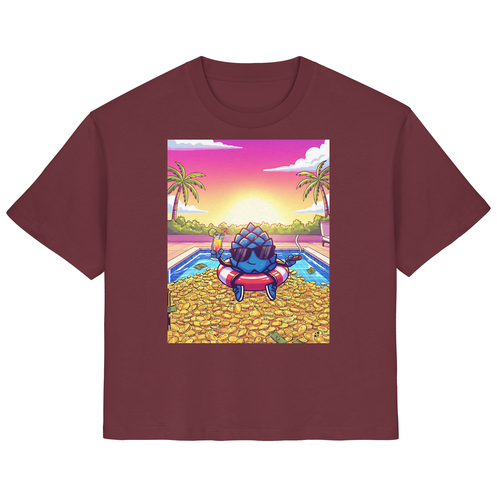 Zirbinator Money & Gold - Ladies Organic Shirt