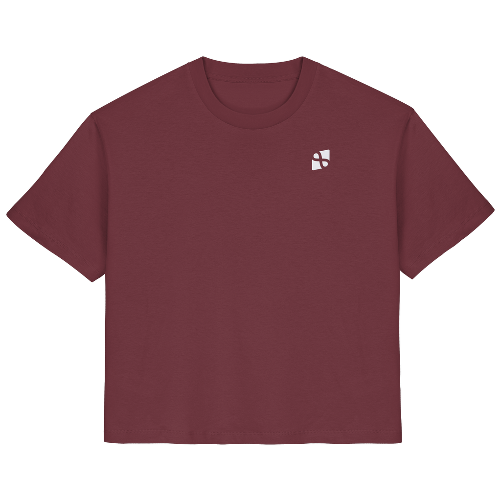 WTF - "Wear The Fair" Print mit besticktem Emblem - Ladies Organic Shirt