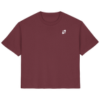WTF - "Wear The Fair" Print mit besticktem Emblem - Ladies Organic Shirt