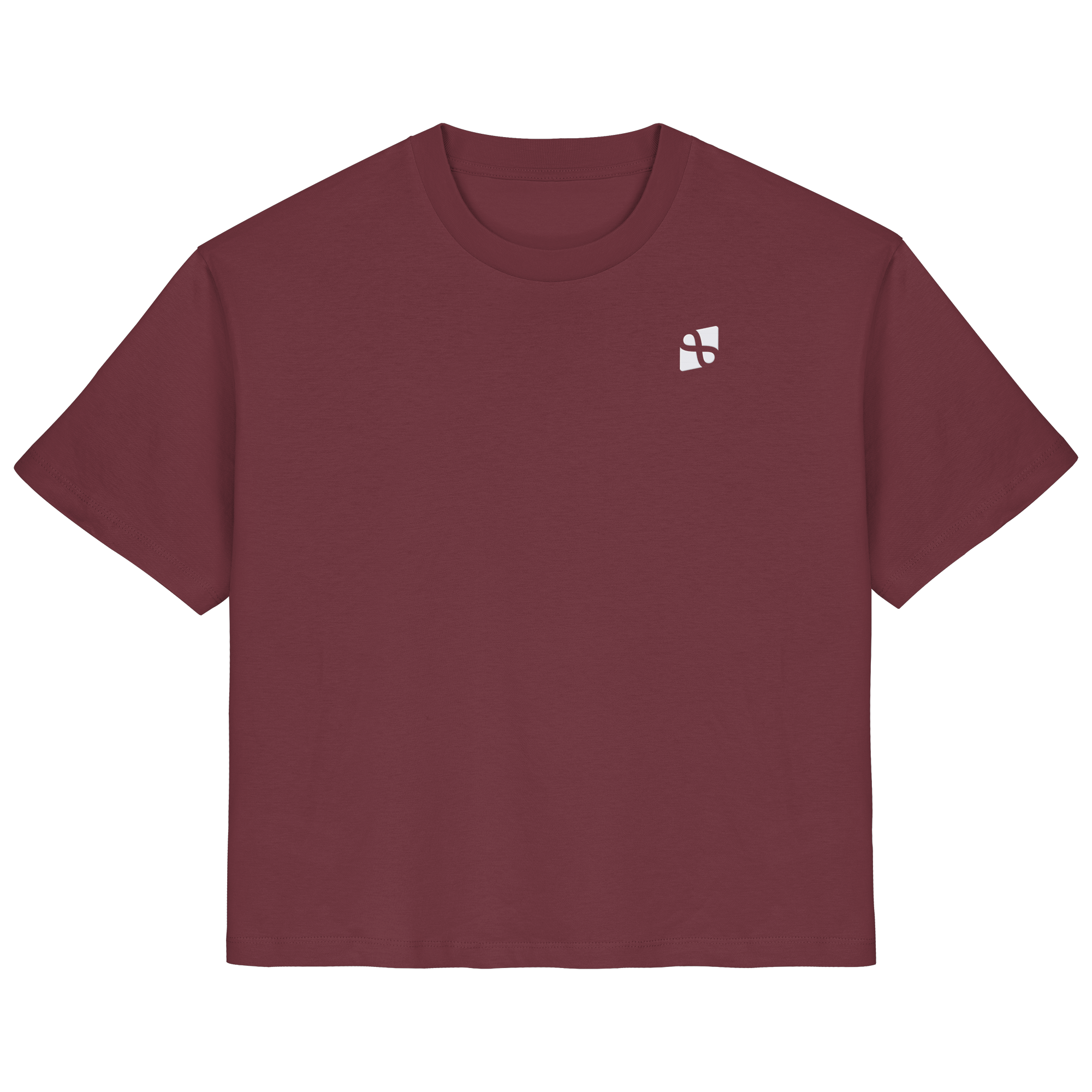 WTF - "Wear The Fair" Print mit besticktem Emblem - Ladies Organic Shirt