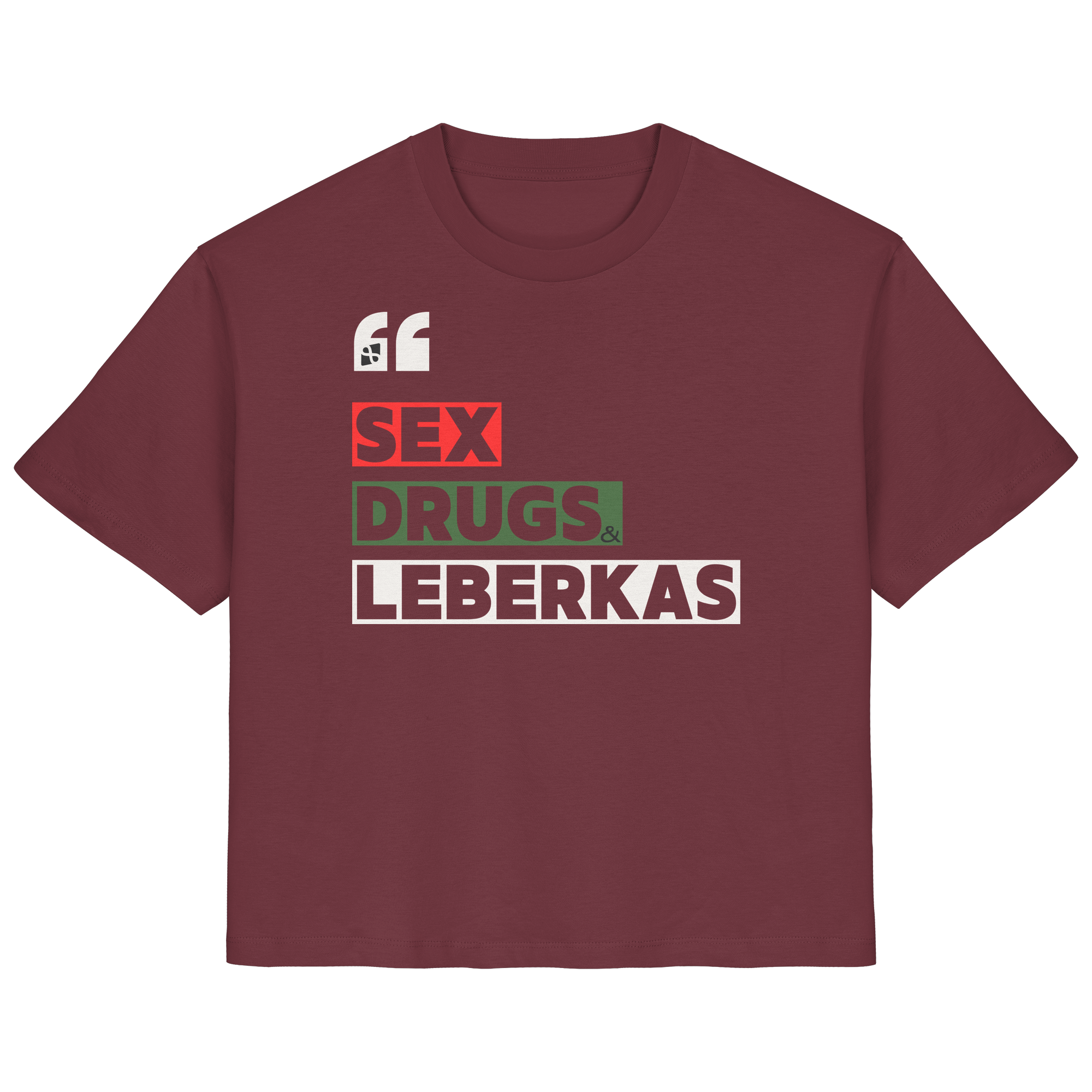 SDL- "SEX DRUGS & LEBERKAS" - Ladies Organic Shirt