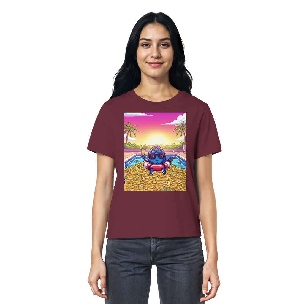 Zirbinator Money & Gold - Ladies Organic Shirt