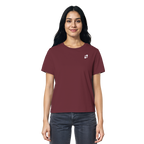 Tannenhäher mit Zirbelnuss + Emblem Stick - Ladies Organic Shirt