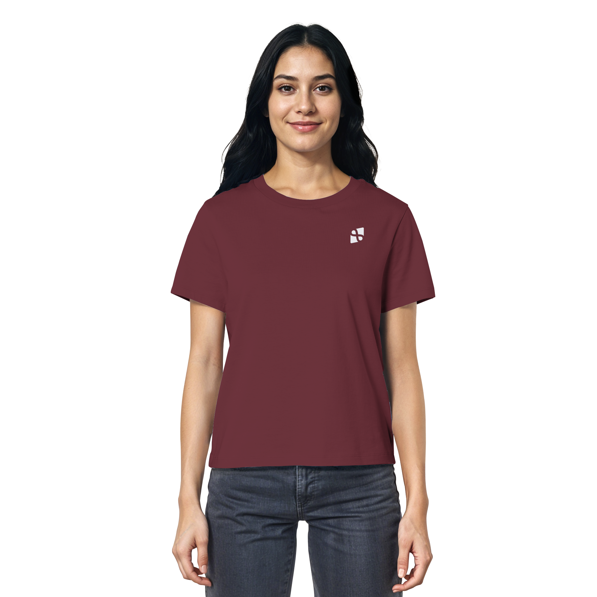 WTF - "Wear The Fair" Print mit besticktem Emblem - Ladies Organic Shirt