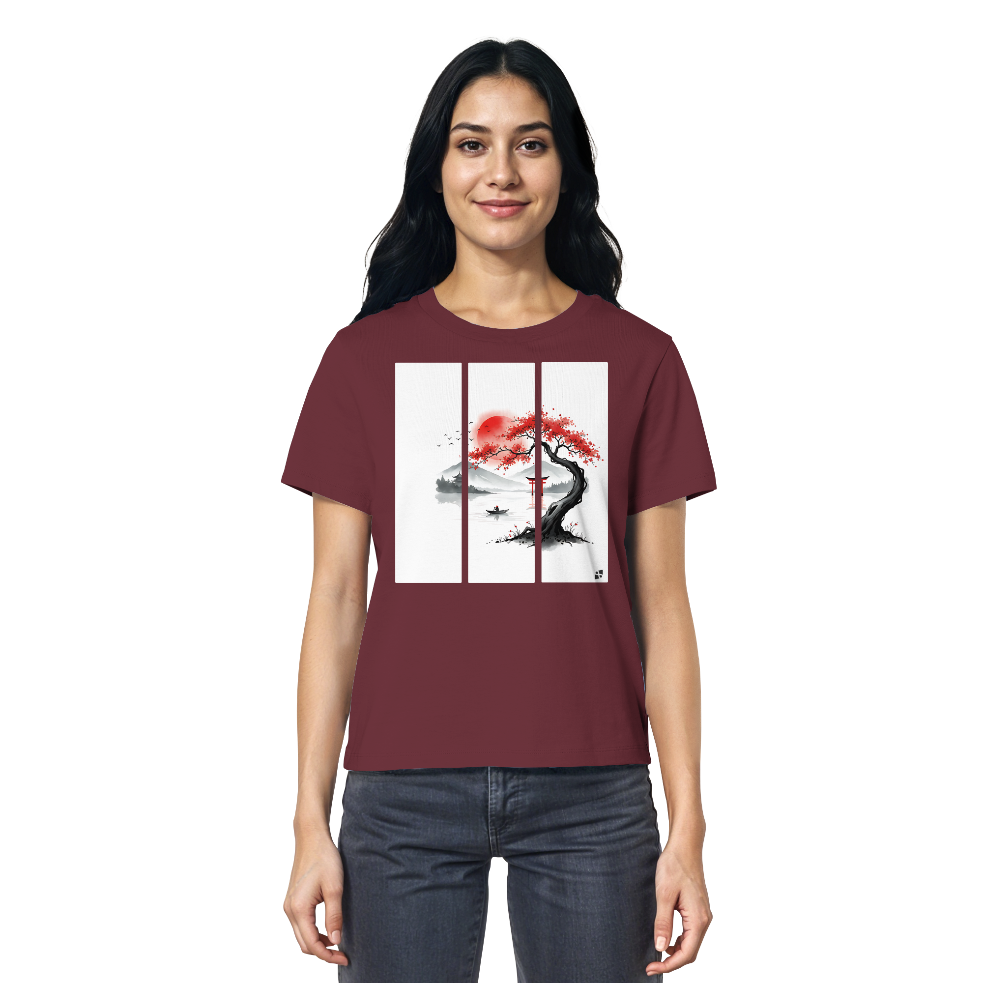 Kirschblüten Vibes - Ladies Organic Shirt