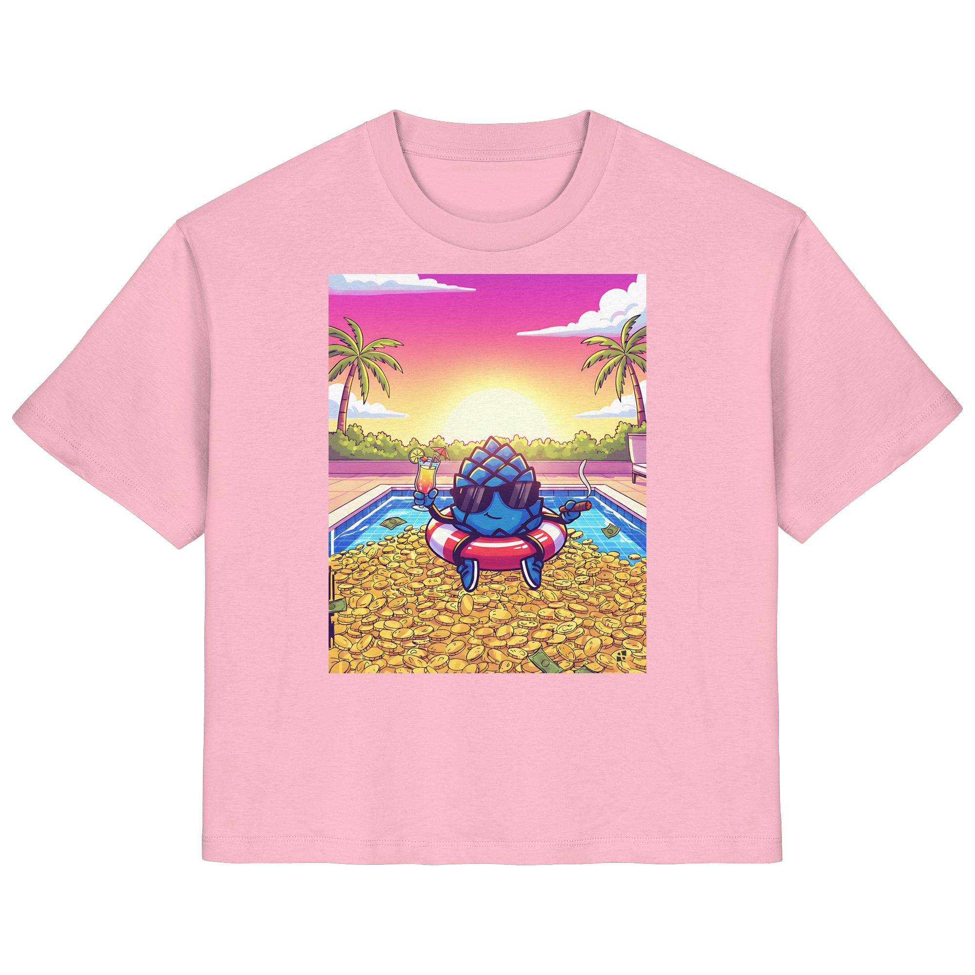 Zirbinator Money & Gold - Ladies Organic Shirt