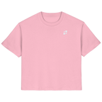 WTF - "Wear The Fair" Print mit besticktem Emblem - Ladies Organic Shirt
