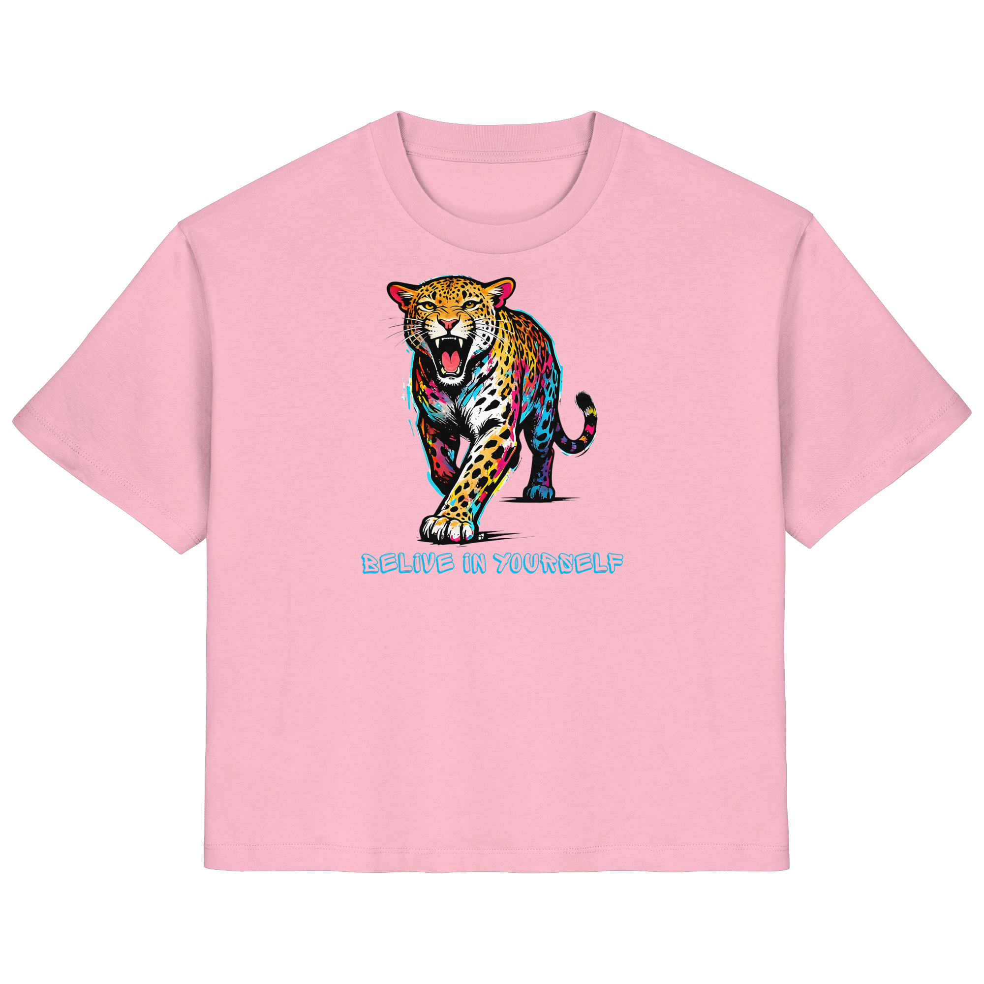 BIY Leopard - Ladies Organic Shirt