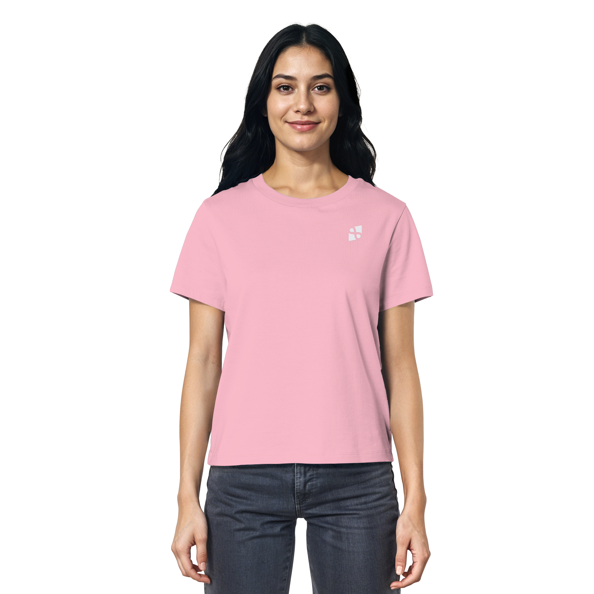 Tannenhäher mit Zirbelnuss + Emblem Stick - Ladies Organic Shirt