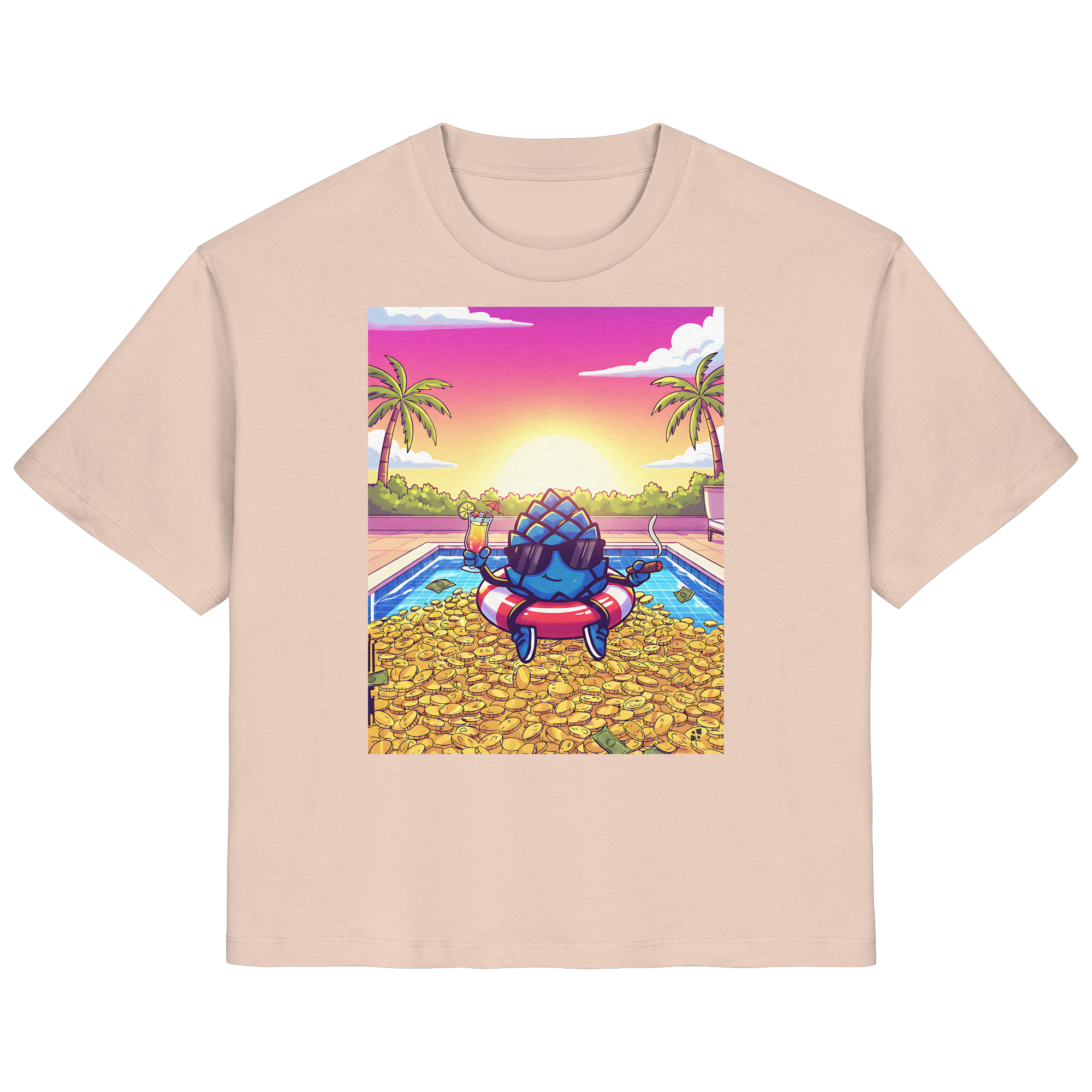 Zirbinator Money & Gold - Ladies Organic Shirt