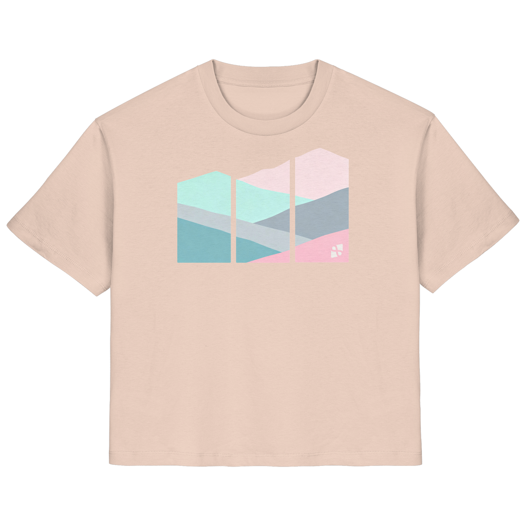 Pastell Mountain - Ladies Organic Shirt