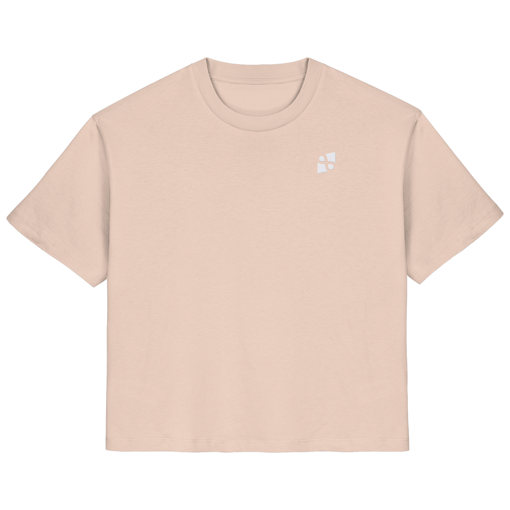 WTF - "Wear The Fair" Print mit besticktem Emblem - Ladies Organic Shirt