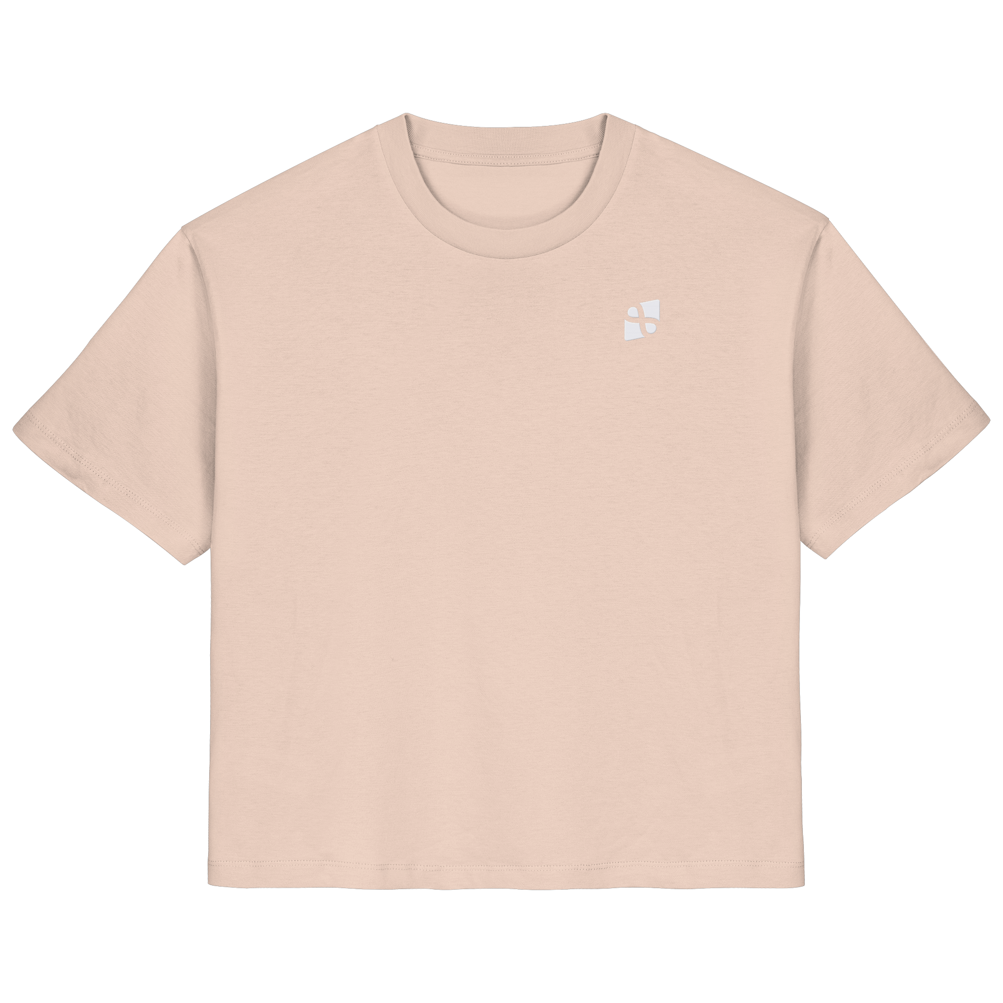 WTF - "Wear The Fair" Print mit besticktem Emblem - Ladies Organic Shirt