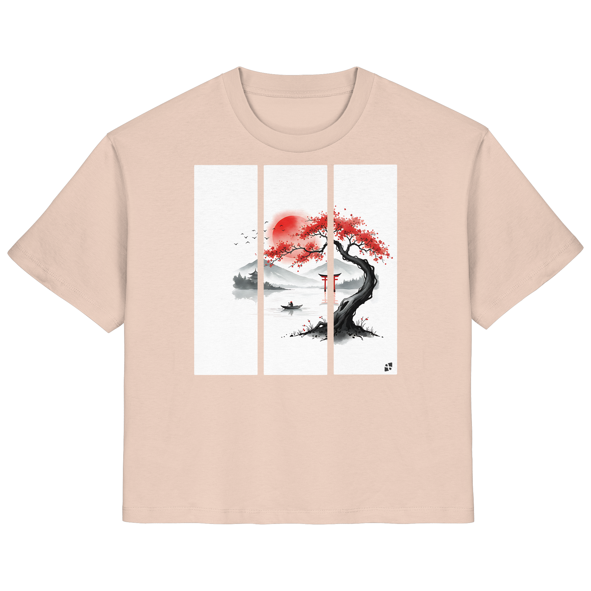 Kirschblüten Vibes - Ladies Organic Shirt