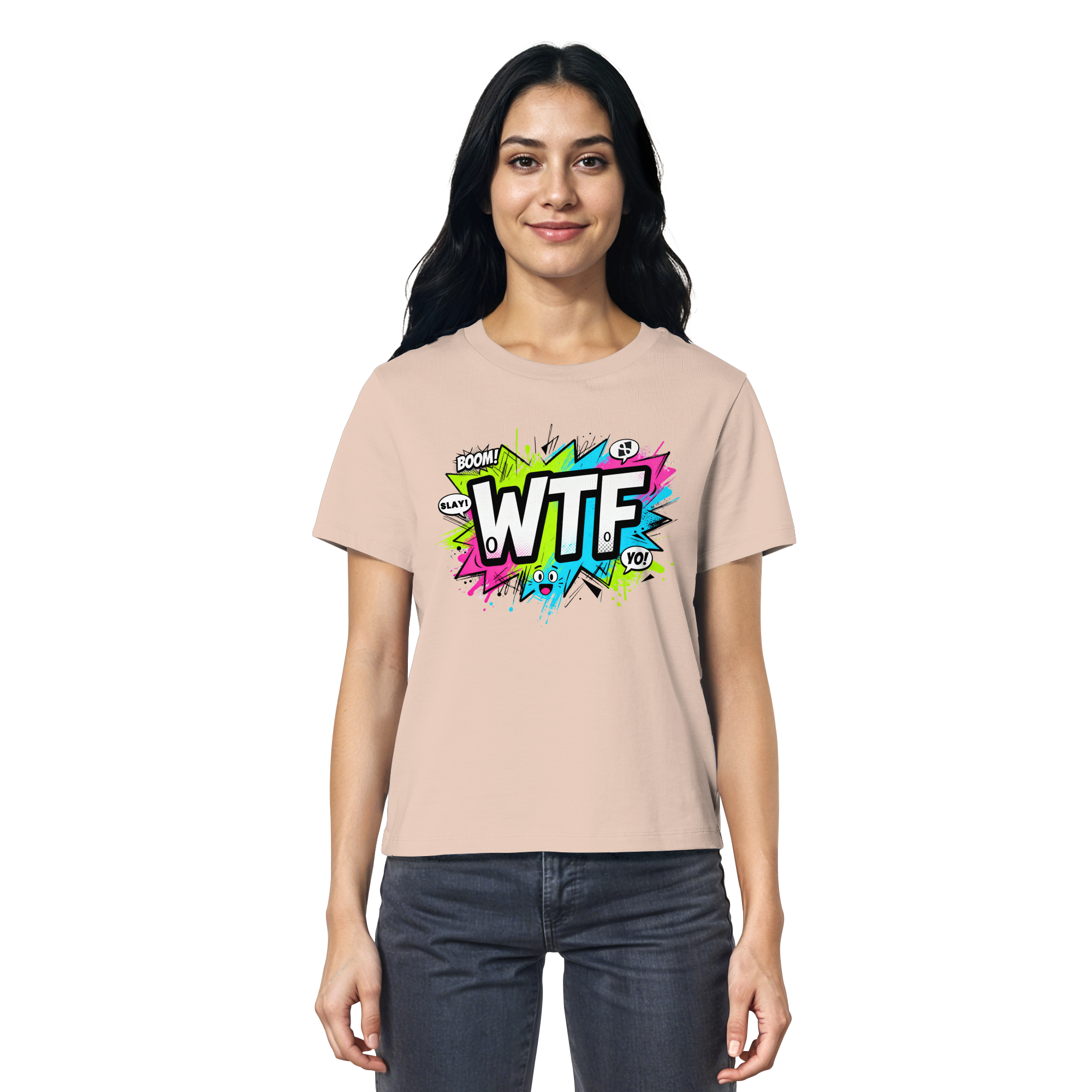 WTF - "Wear The Fair Print" - Ladies Organic Shirt