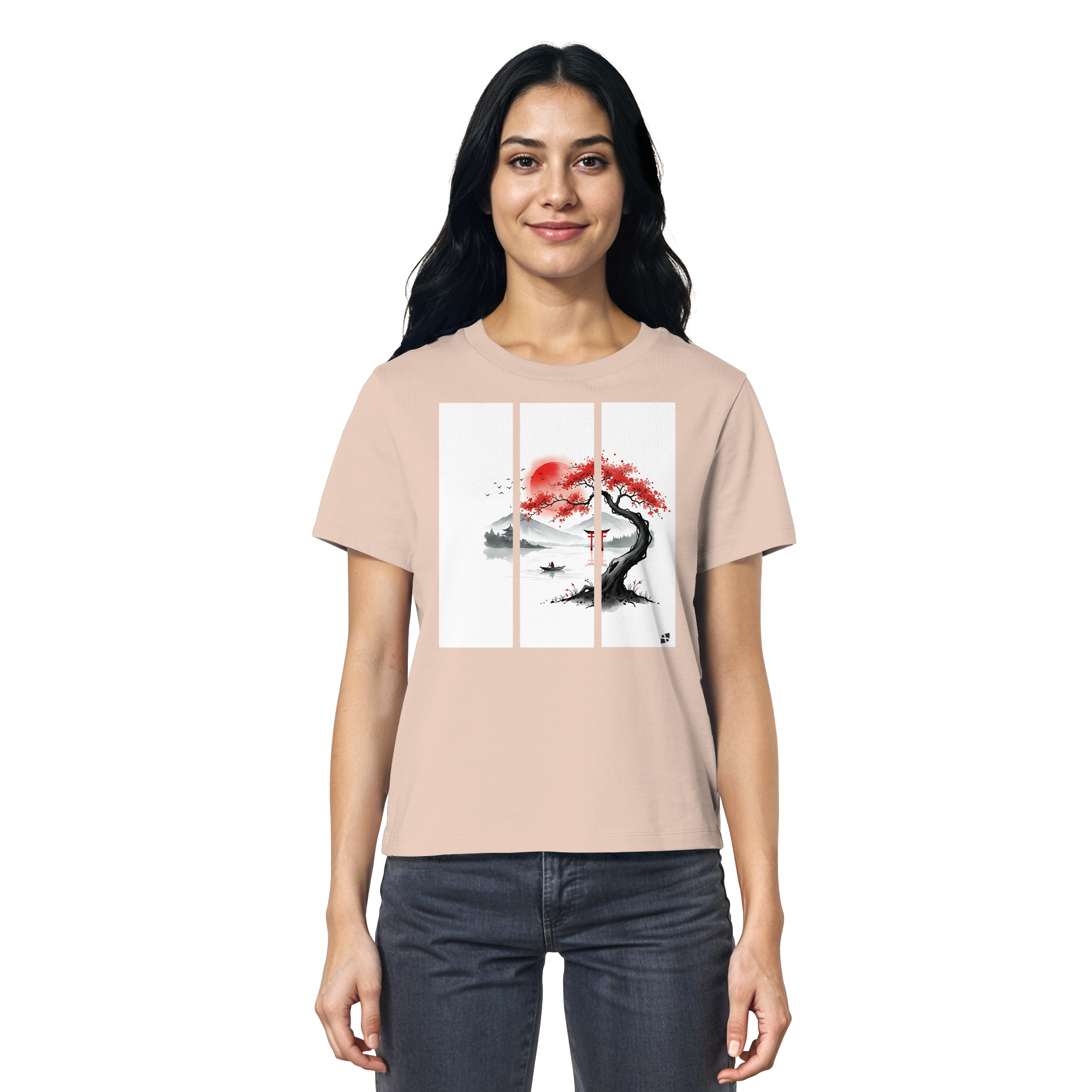 Kirschblüten Vibes - Ladies Organic Shirt