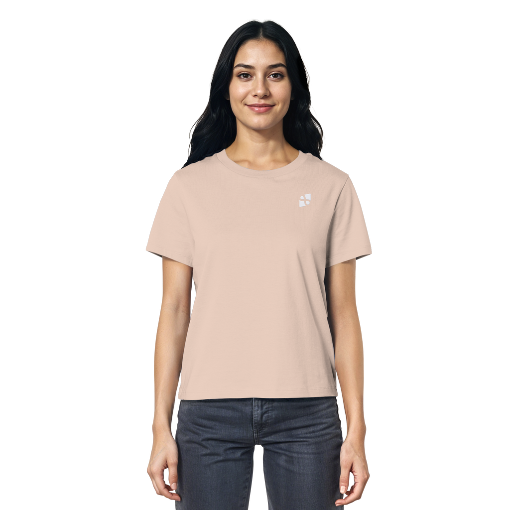 Tannenhäher mit Zirbelnuss + Emblem Stick - Ladies Organic Shirt