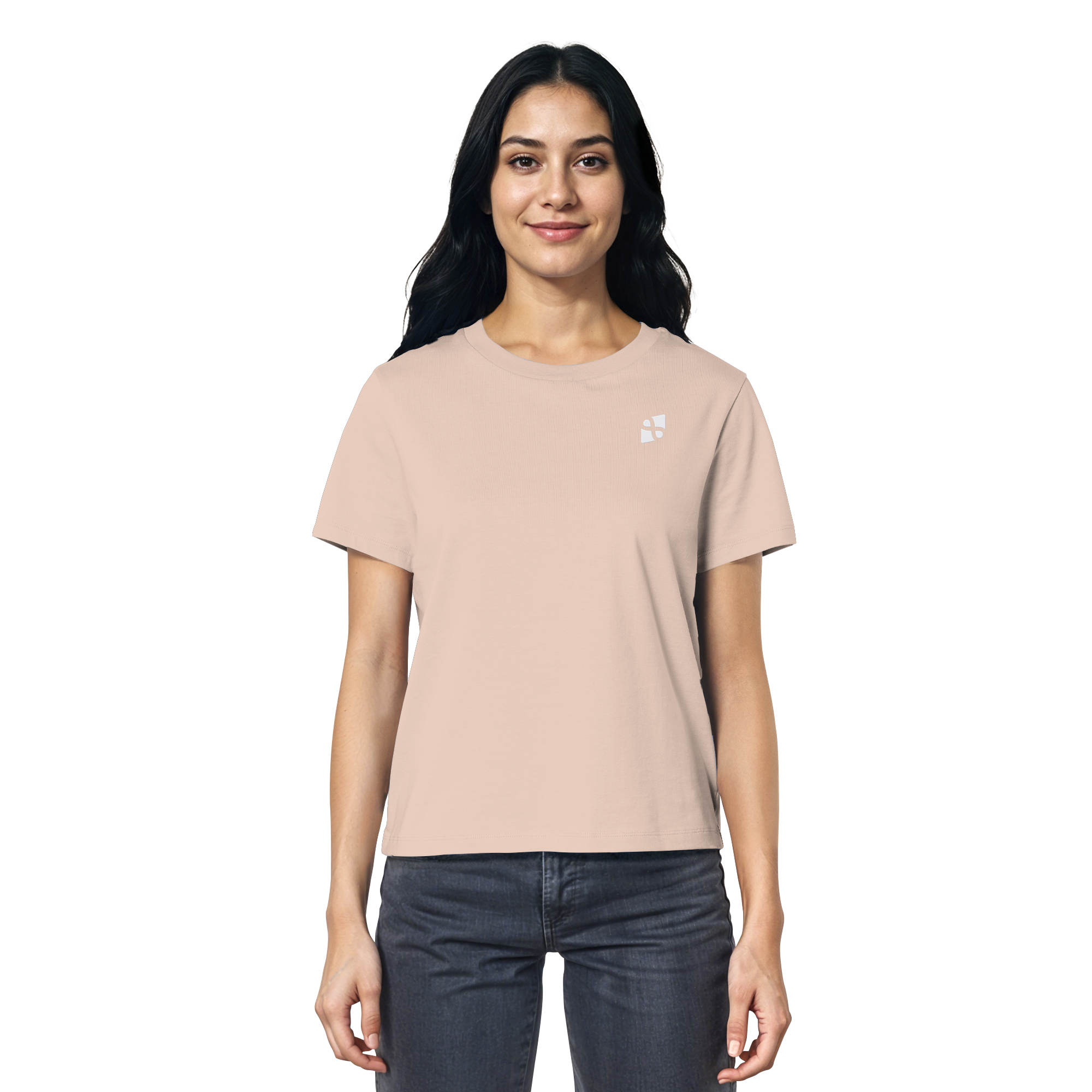 Tannenhäher mit Zirbelnuss + Emblem Stick - Ladies Organic Shirt