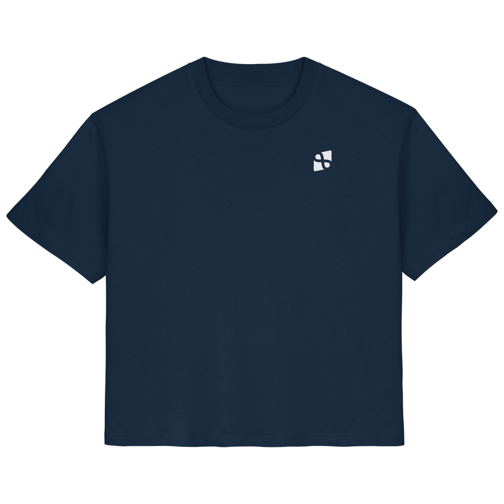 WTF - "Wear The Fair" Print mit besticktem Emblem - Ladies Organic Shirt
