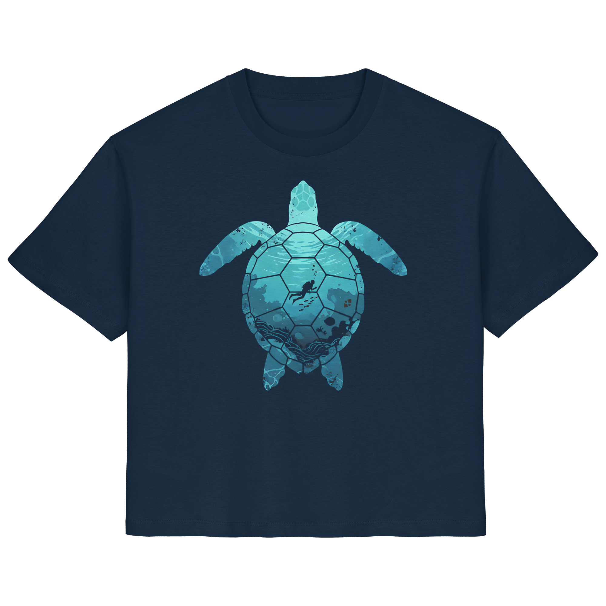 Deep Sea Turtle Ladies Shirt