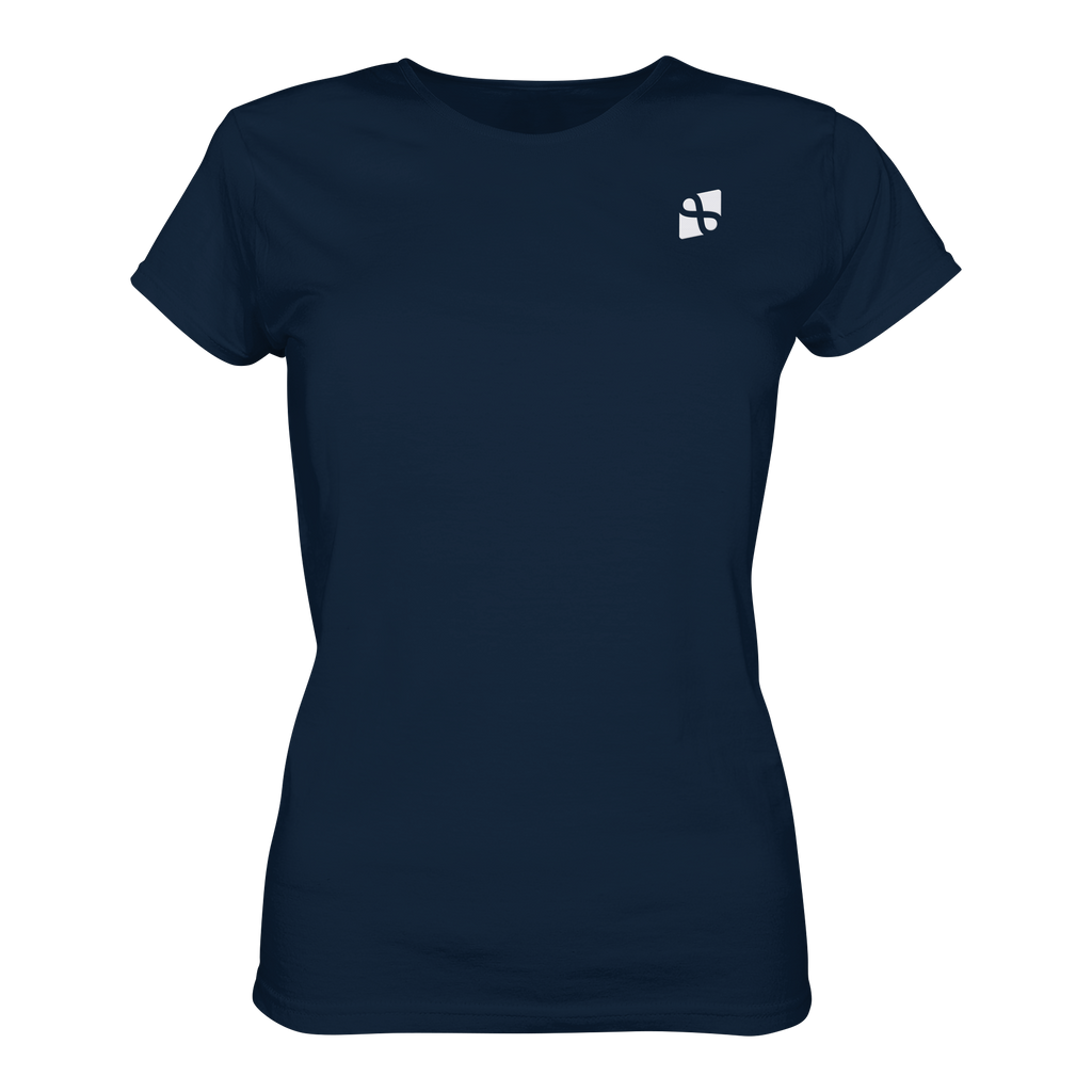 WTF - "Wear The Fair" Print mit besticktem Emblem - Ladies Organic Shirt