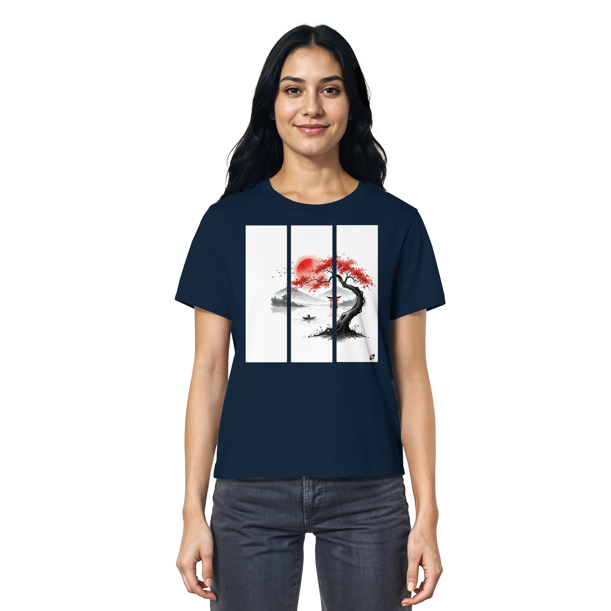 Kirschblüten Vibes - Ladies Organic Shirt