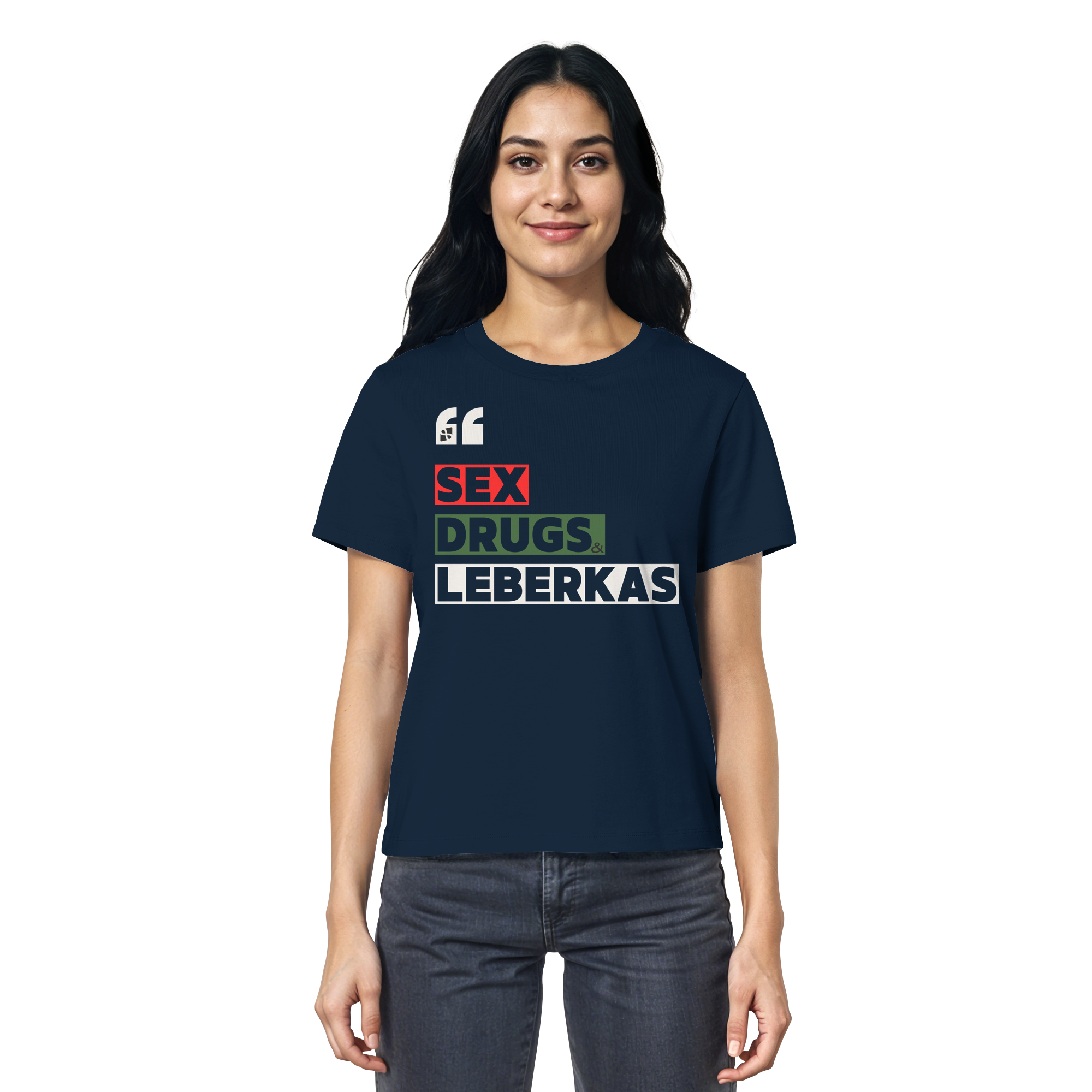 SDL- "SEX DRUGS & LEBERKAS" - Ladies Organic Shirt