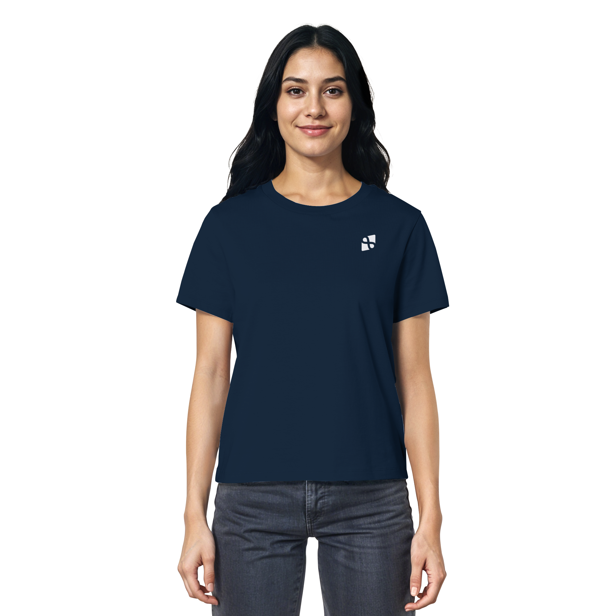 WTF - "Wear The Fair" Print mit besticktem Emblem - Ladies Organic Shirt