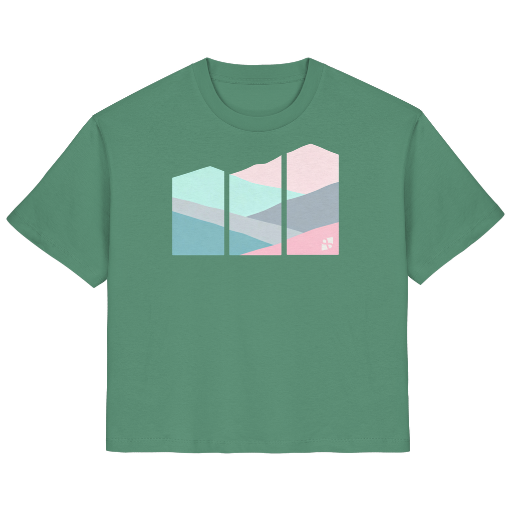 Pastell Mountain - Ladies Organic Shirt