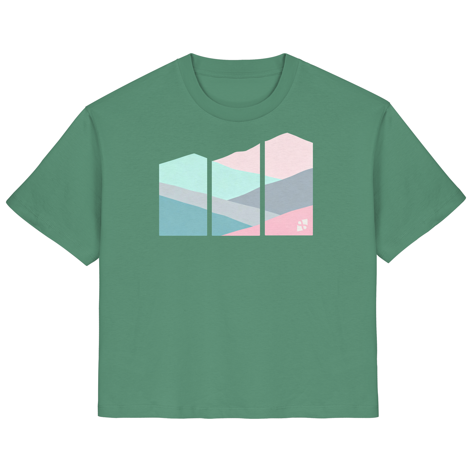 Pastell Mountain - Ladies Organic Shirt