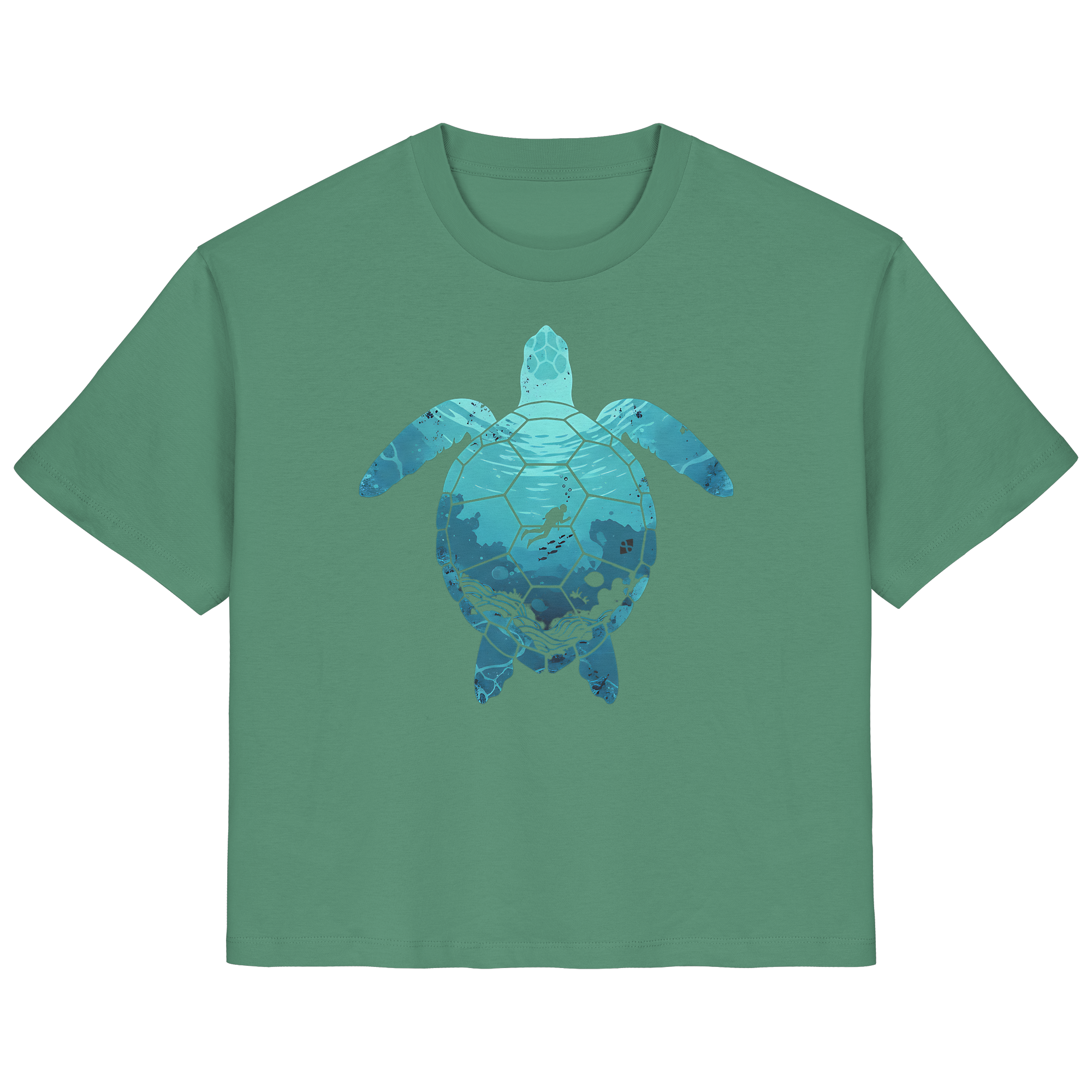 Deep Sea Turtle - Ladies Organic Shirt