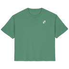 WTF - "Wear The Fair" Print mit besticktem Emblem - Ladies Organic Shirt