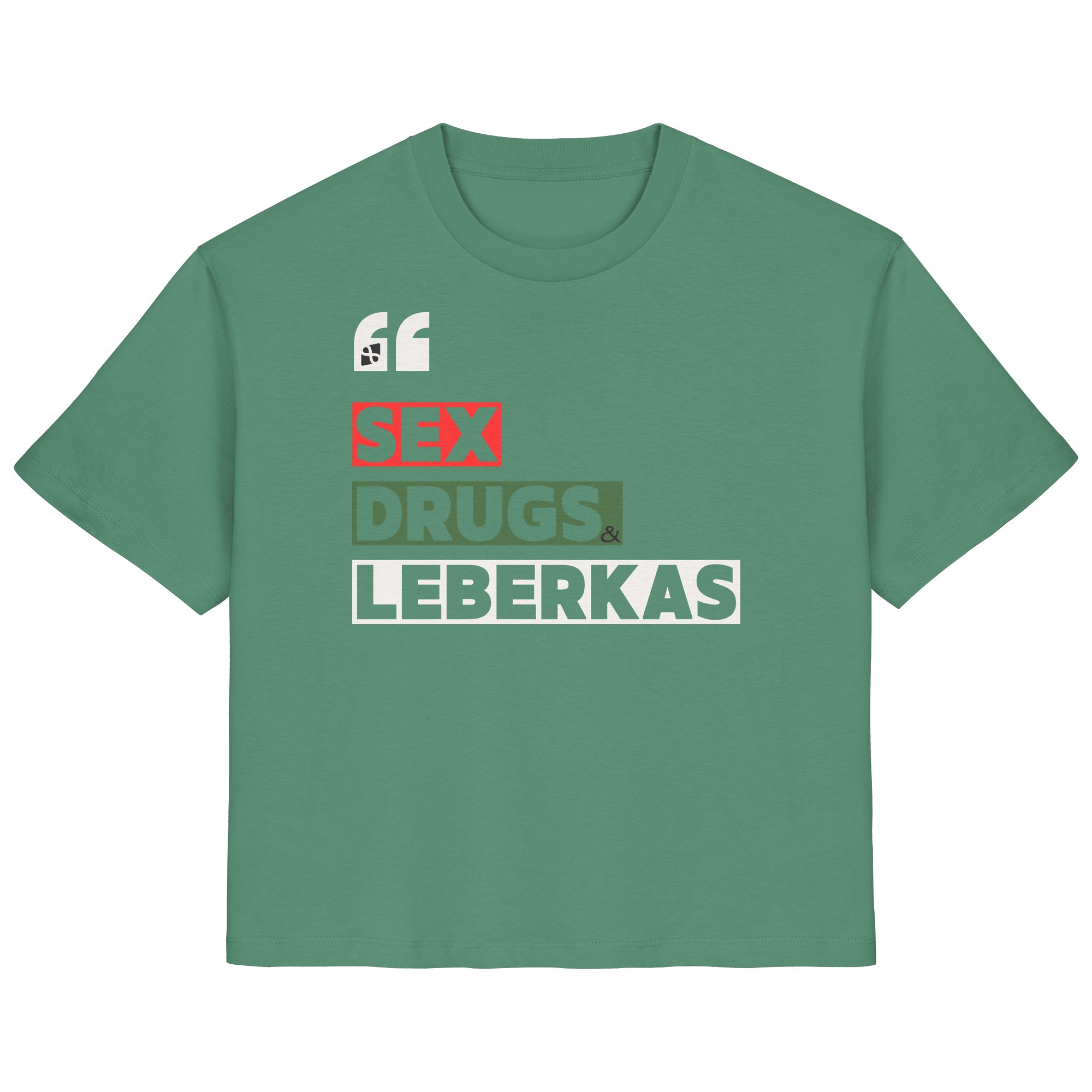SDL- "SEX DRUGS & LEBERKAS" - Ladies Organic Shirt
