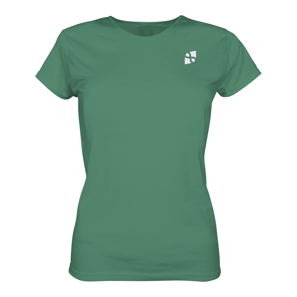 Tannenhäher mit Zirbelnuss + Emblem Stick - Ladies Organic Shirt