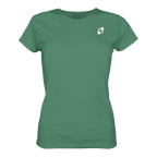 WTF - "Wear The Fair" Print mit besticktem Emblem - Ladies Organic Shirt
