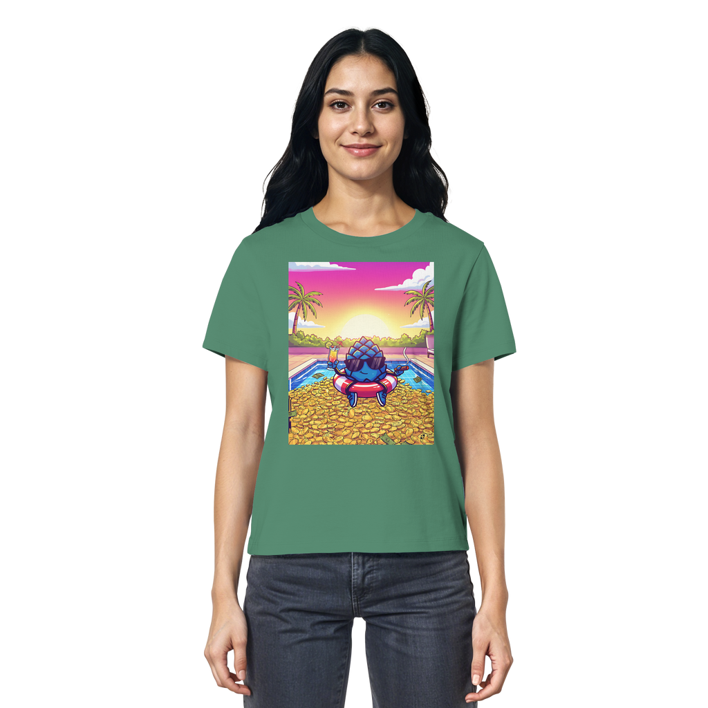 Zirbinator Money & Gold - Ladies Organic Shirt