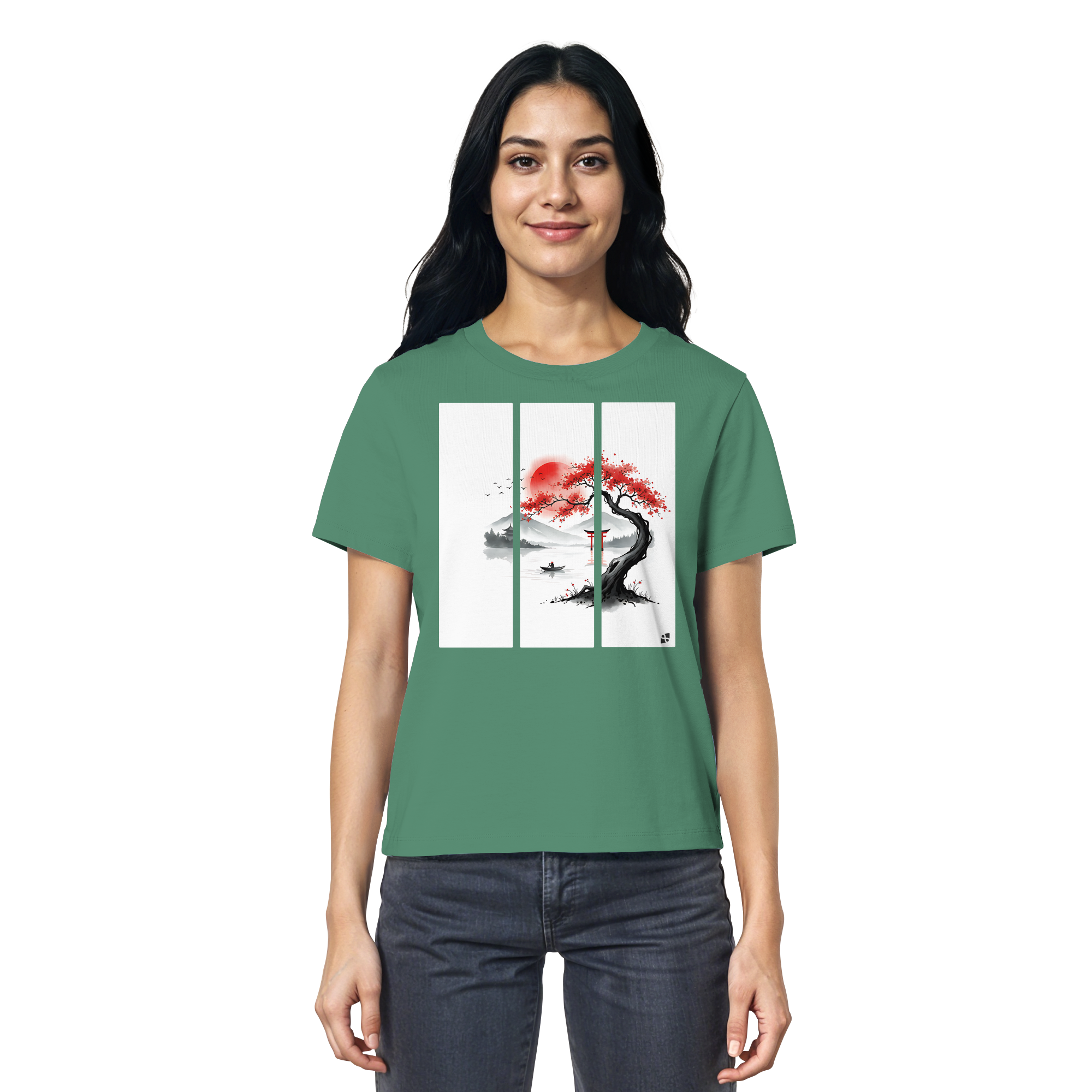 Kirschblüten Vibes - Ladies Organic Shirt