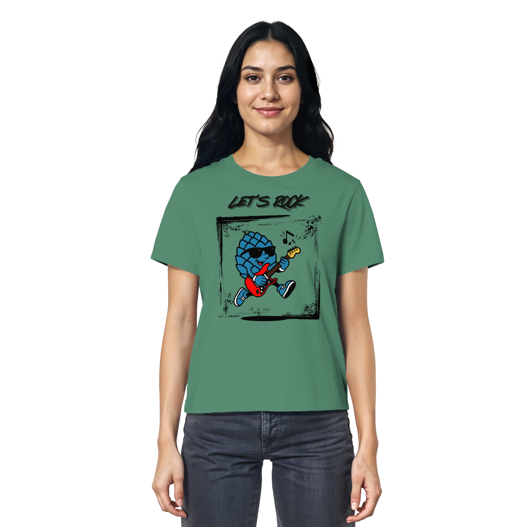 Lets Rock Zirbi - Ladies Organic Shirt