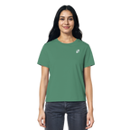 WTF - "Wear The Fair" Print mit besticktem Emblem - Ladies Organic Shirt