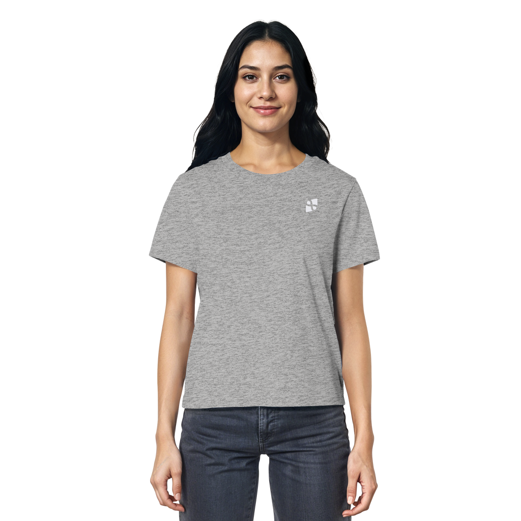 WTF - "Wear The Fair" Print mit besticktem Emblem - Ladies Organic Shirt
