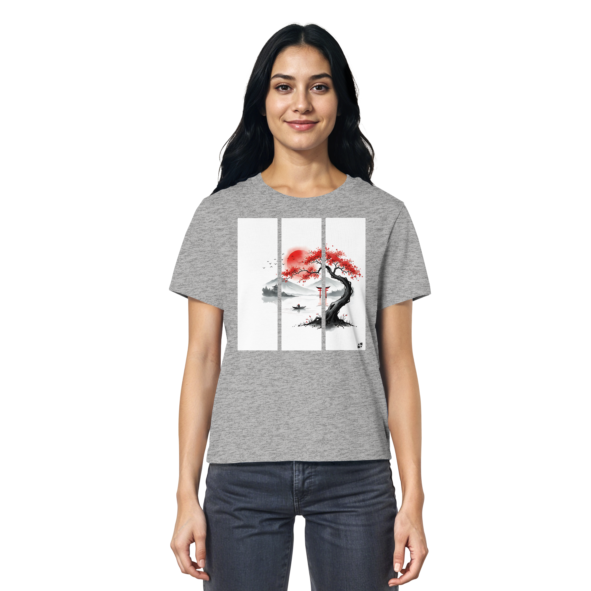 Kirschblüten Vibes - Ladies Organic Shirt