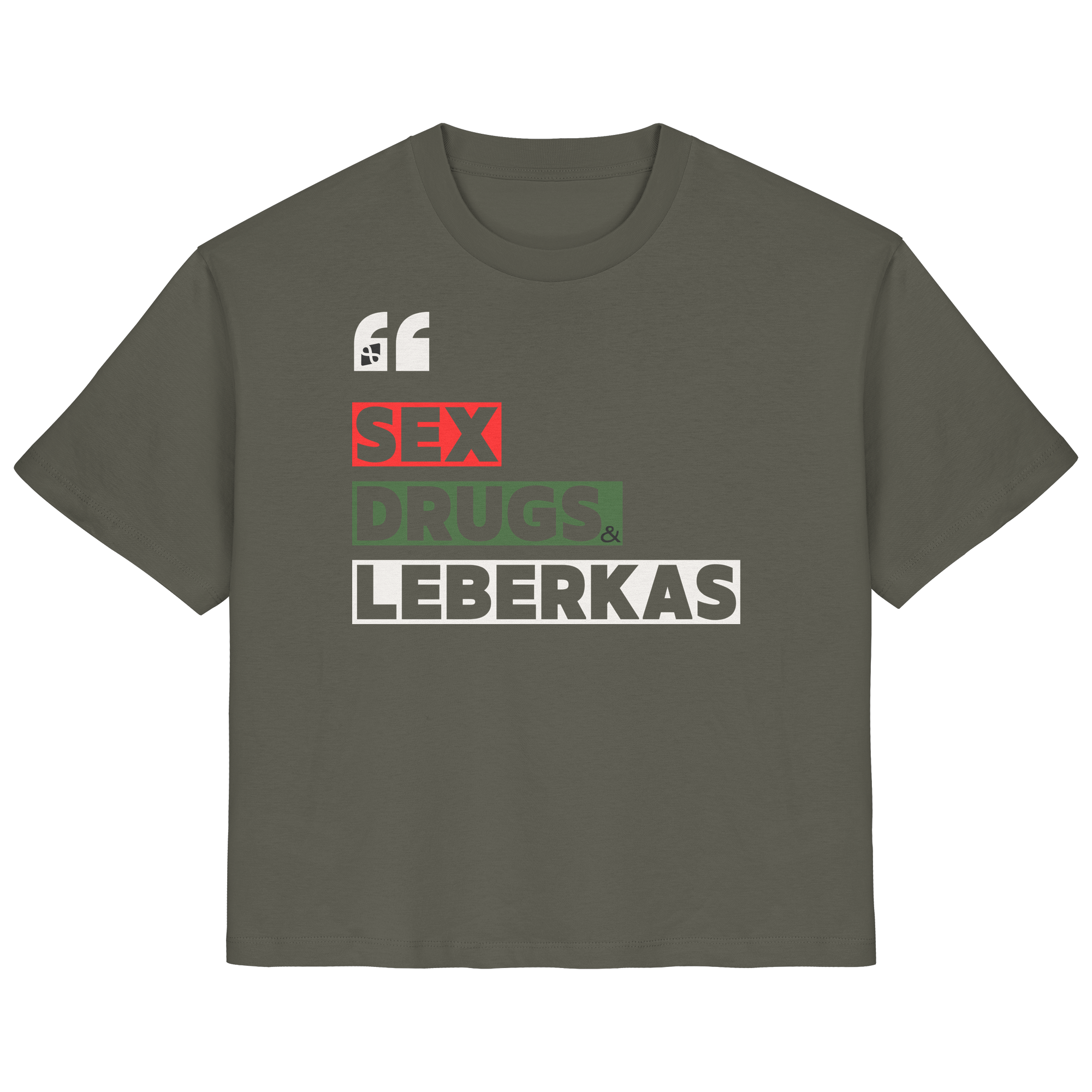 SDL- "SEX DRUGS & LEBERKAS" - Ladies Organic Shirt