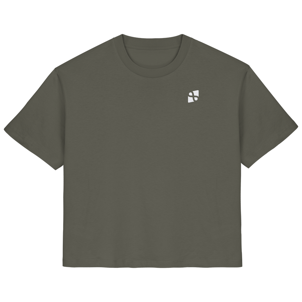 WTF - "Wear The Fair" Print mit besticktem Emblem - Ladies Organic Shirt
