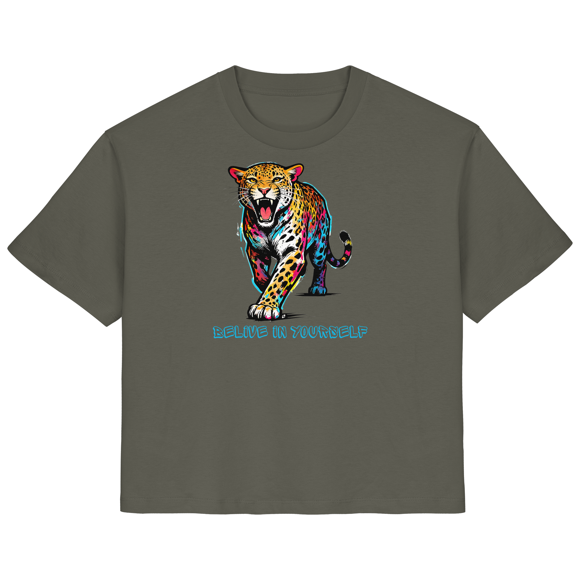 BIY Leopard - Ladies Organic Shirt