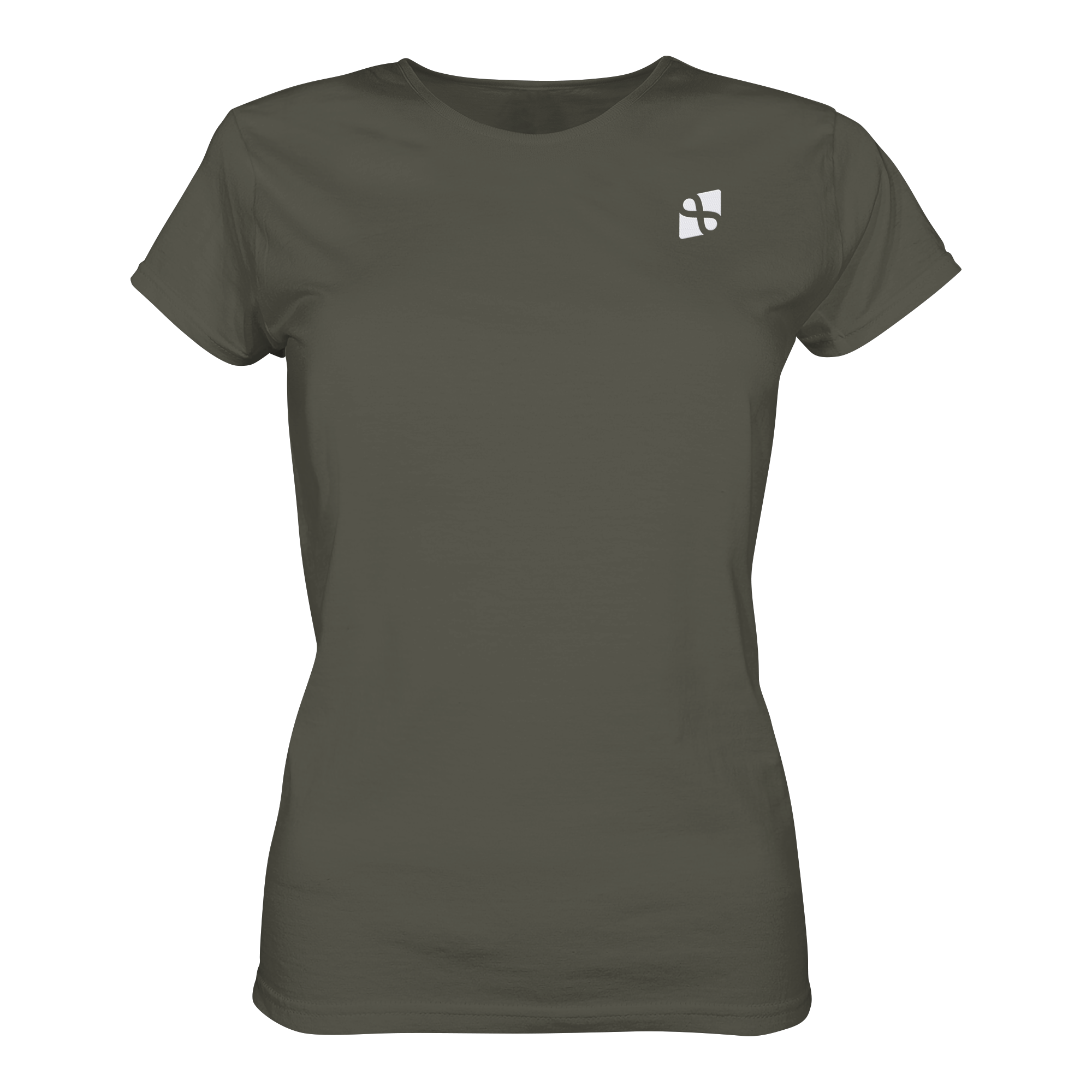WTF - "Wear The Fair" Print mit besticktem Emblem - Ladies Organic Shirt